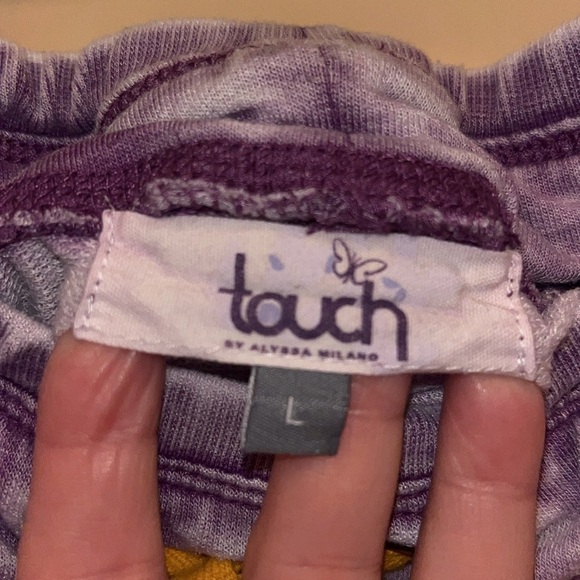 Touch by Alyssa Milano LA Lakers thin sweat / leisure pants size Large - Picture 3 of 6